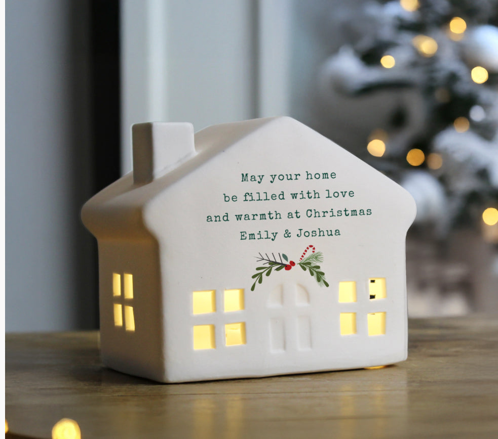 Personalised Christmas LED House