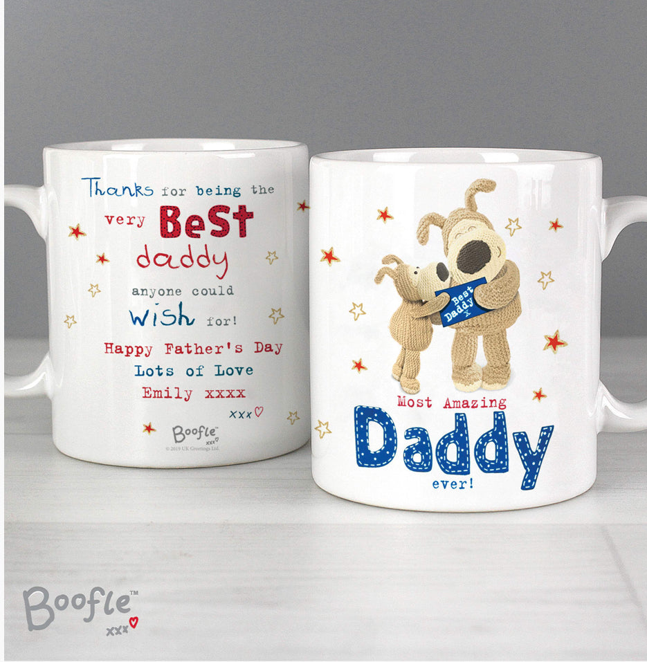 Personalised Boofle Most Amazing Daddy Mug