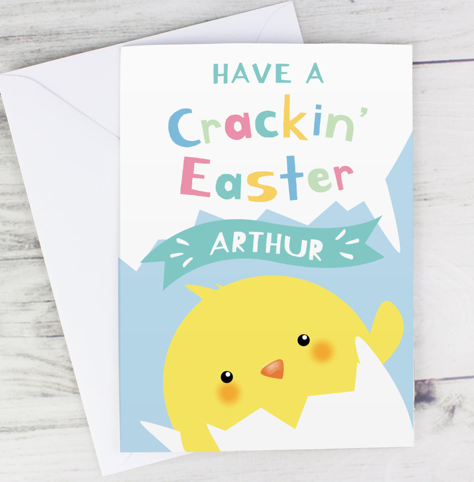 Personalised Have A Cracking Easter Card