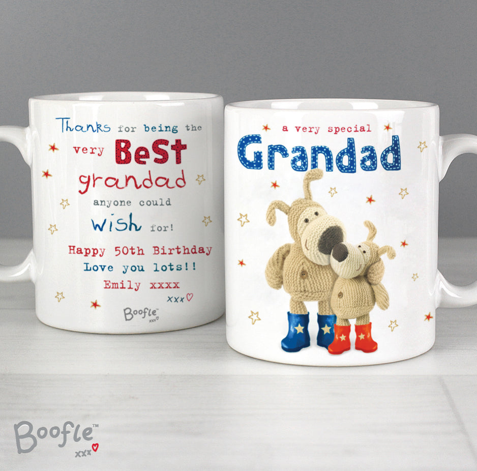 Personalised Boofle Special Grandad Mug