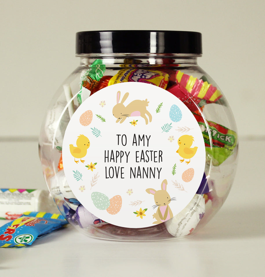 Personalised Easter Sweets Jar