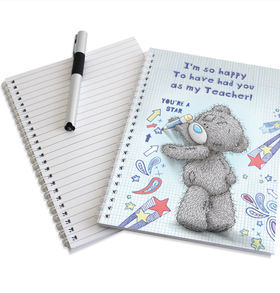 Personalised Me to You Teacher A5 Notebook