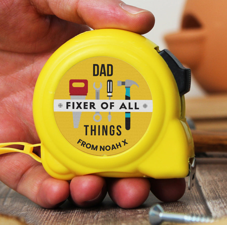 Personalised Fixer of All Things Tape Measure