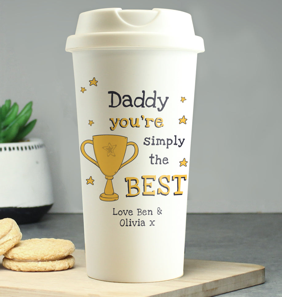 Personalised Simply The Best Travel Mug