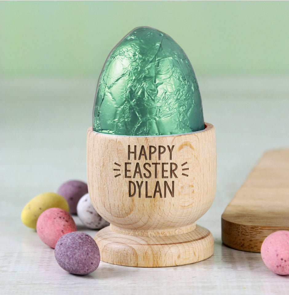 Personalised Wooden Egg Cup