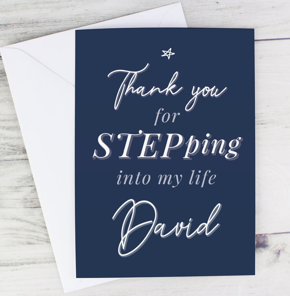 Personalised Stepdad Card