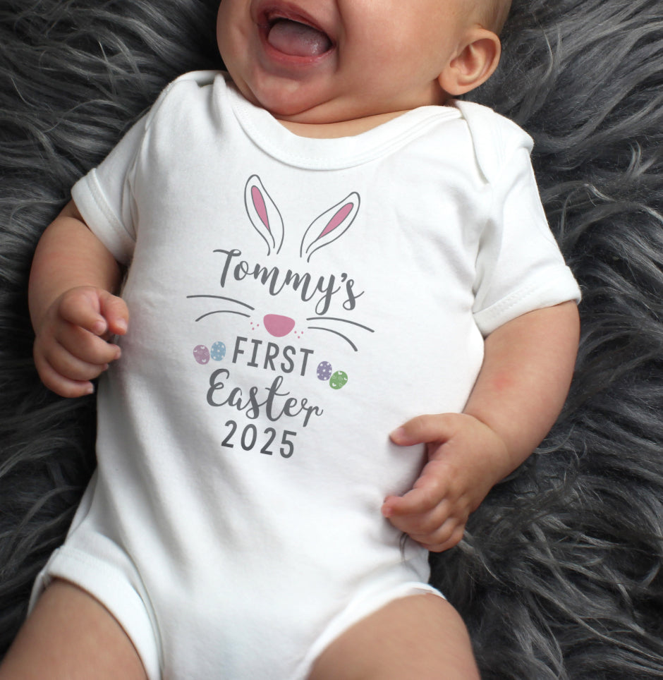 Personalised My First Easter Baby Vest