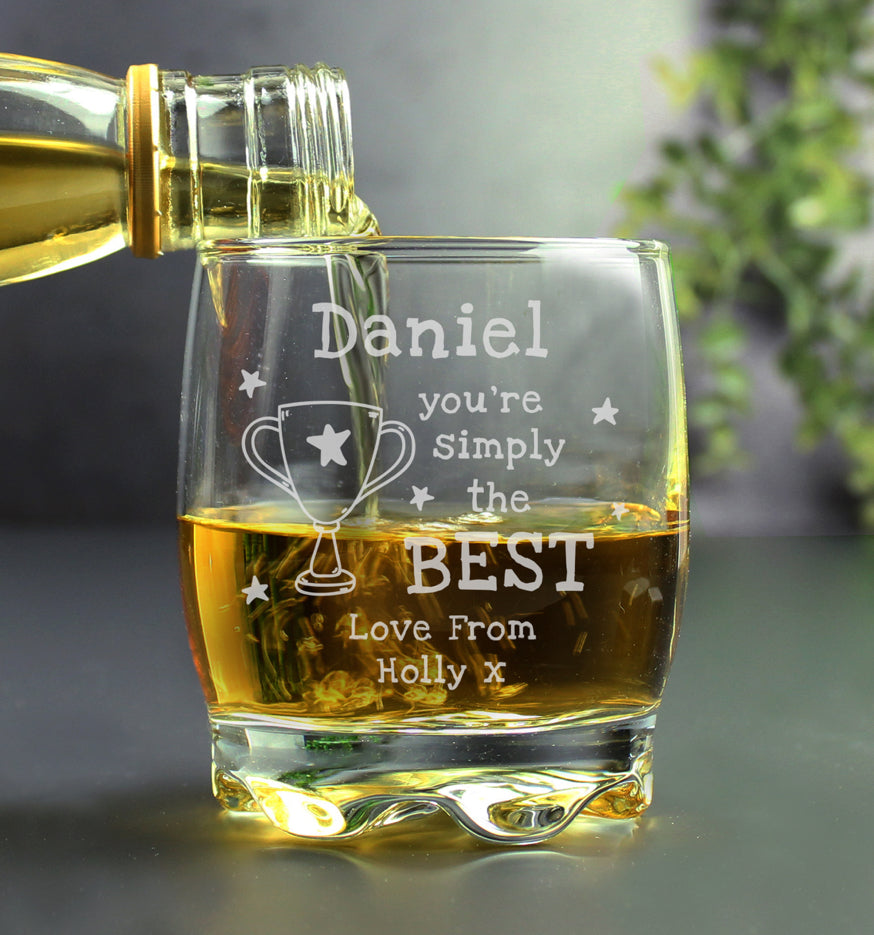 Personalised Simply The Best Tumbler