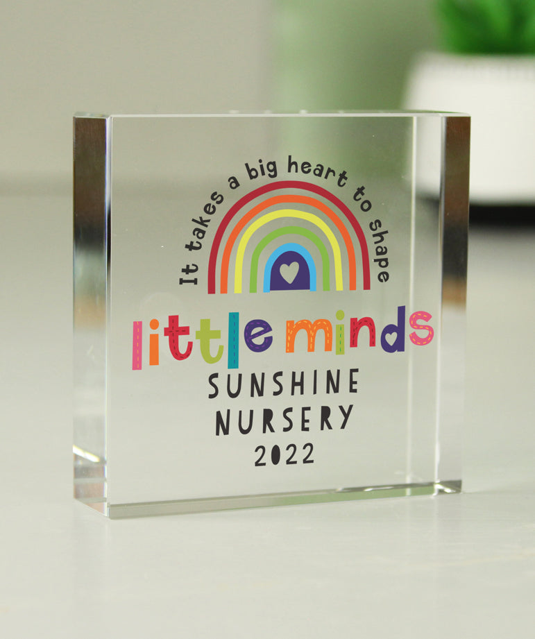 Personalised Shape Little Minds Crystal Token