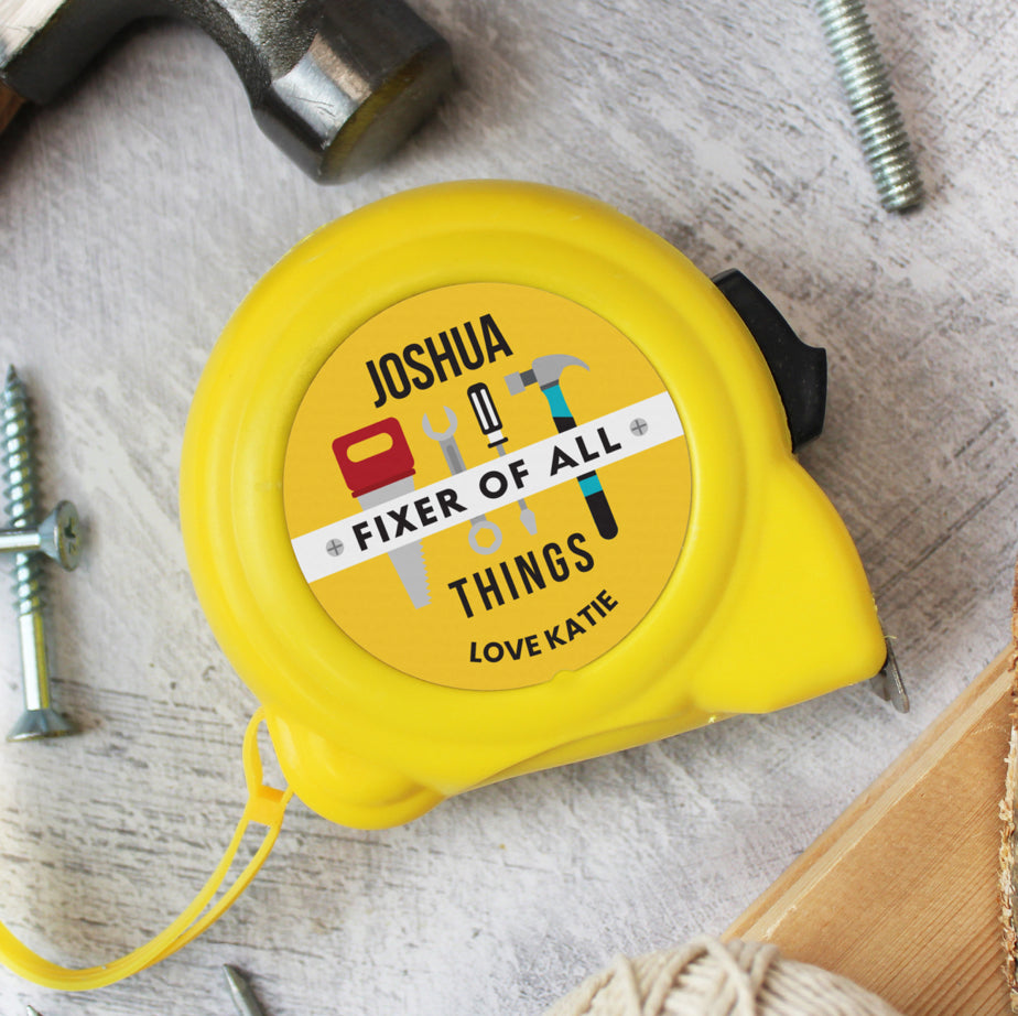 Personalised Fixer of All Things Tape Measure