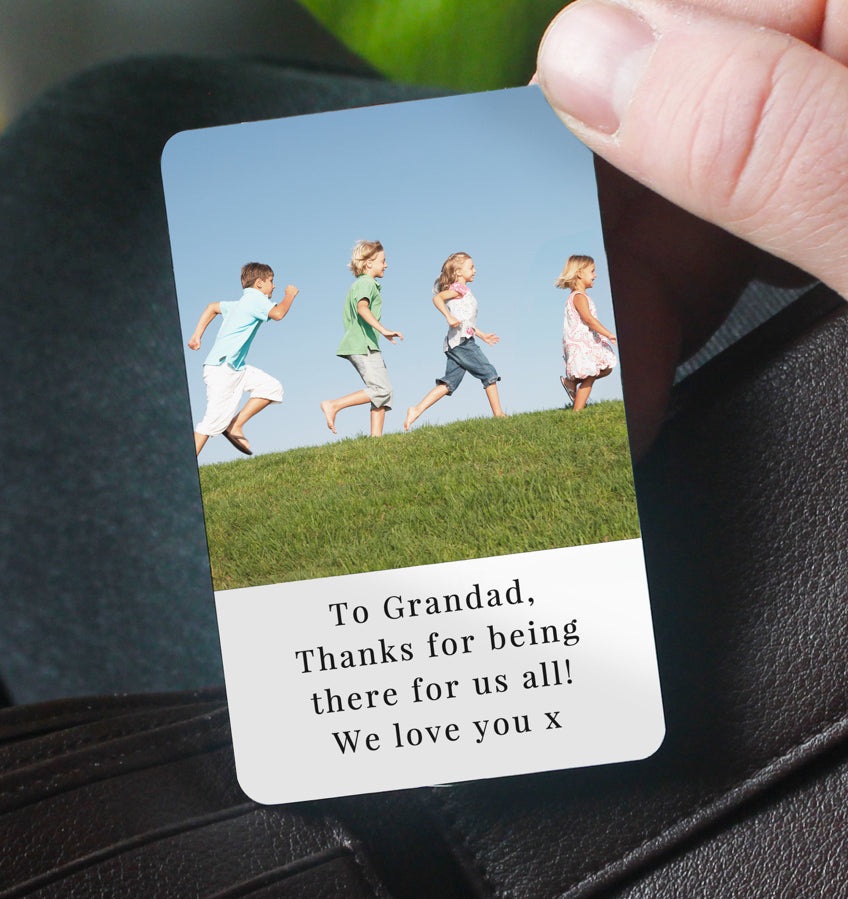 Personalised Photo Upload Wallet Card