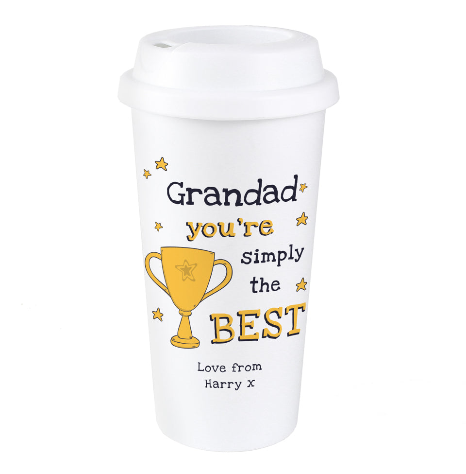 Personalised Simply The Best Travel Mug