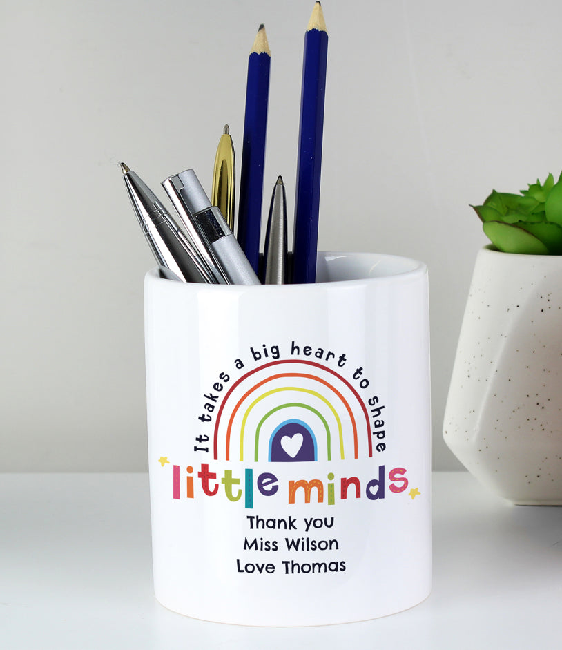 Personalised Shape Little Minds Ceramic Storage Pot
