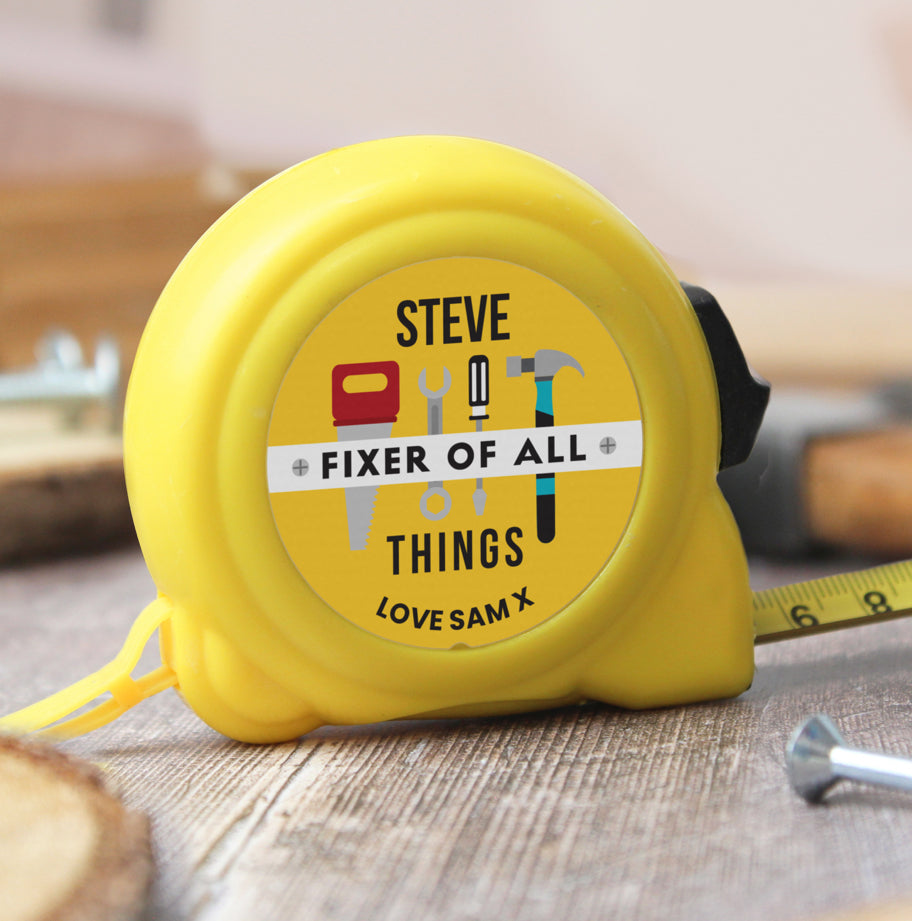 Personalised Fixer of All Things Tape Measure