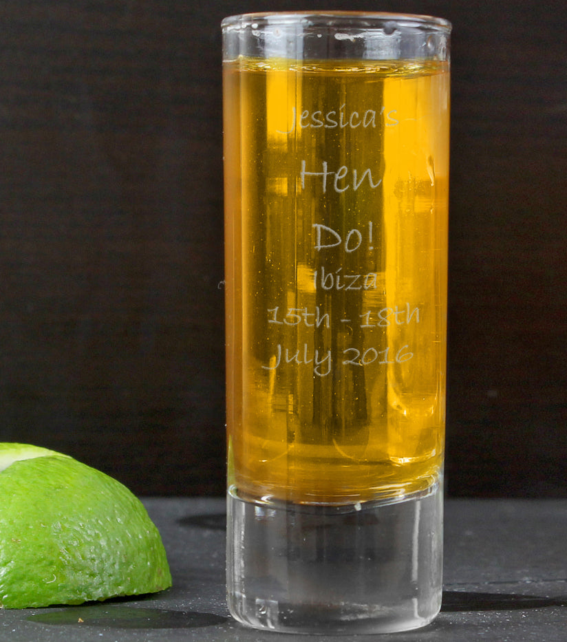 Personalised Engraved Shot Glass