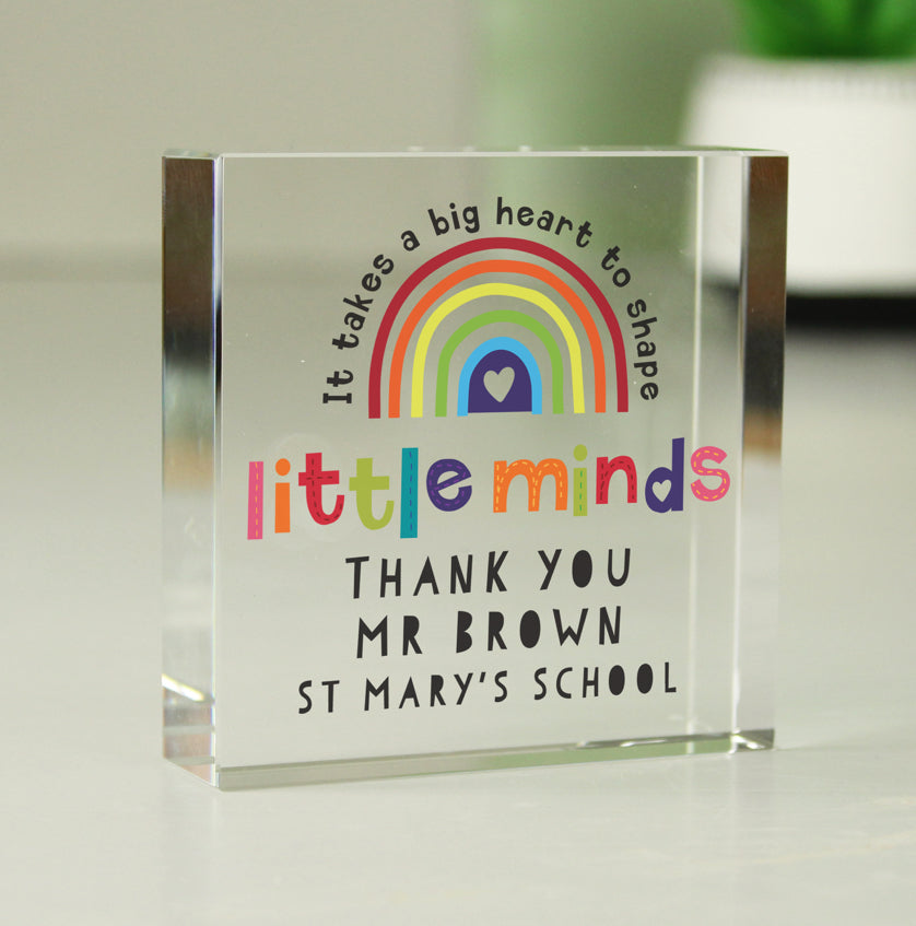 Personalised Shape Little Minds Crystal Token