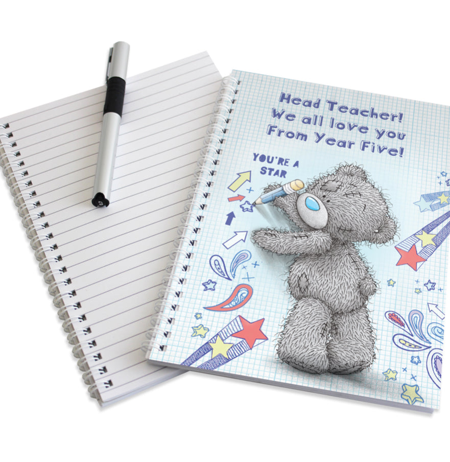 Personalised Me to You Teacher A5 Notebook