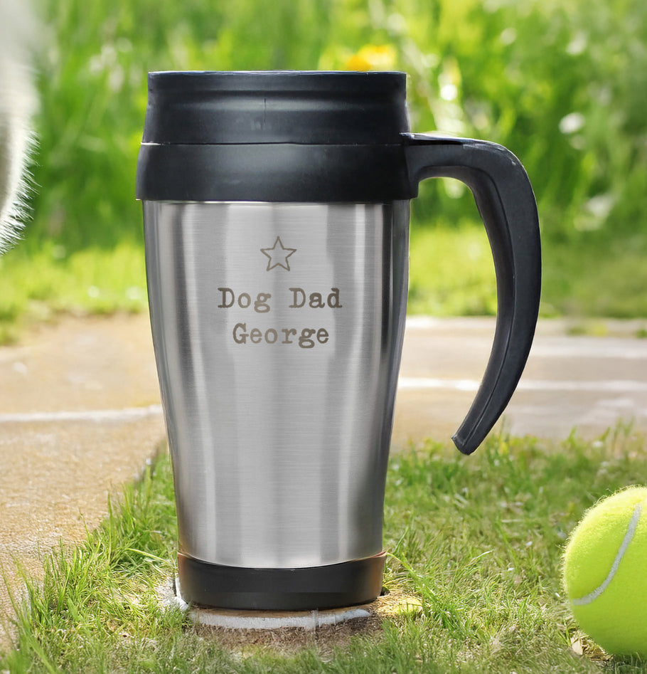 Personalised Star Metal Travel Mug