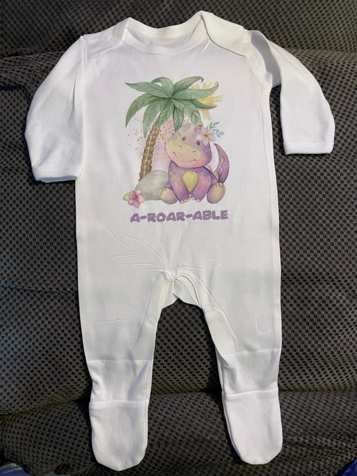 A-Roar-Able baby grow