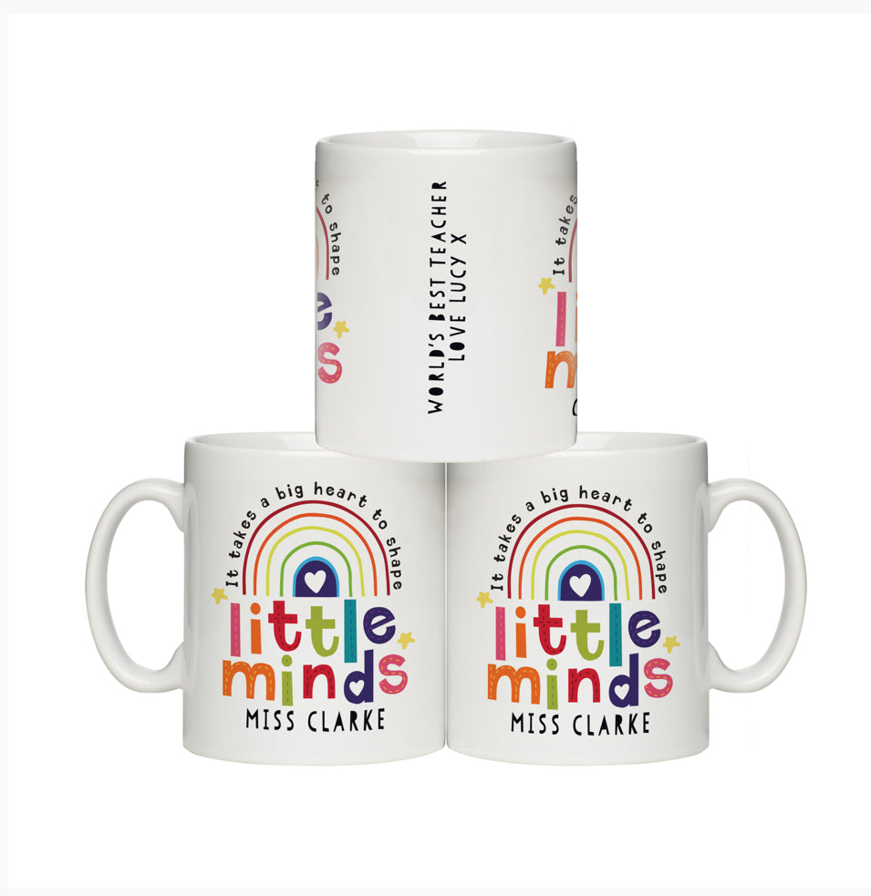 Personalised Shape Little Minds Mug