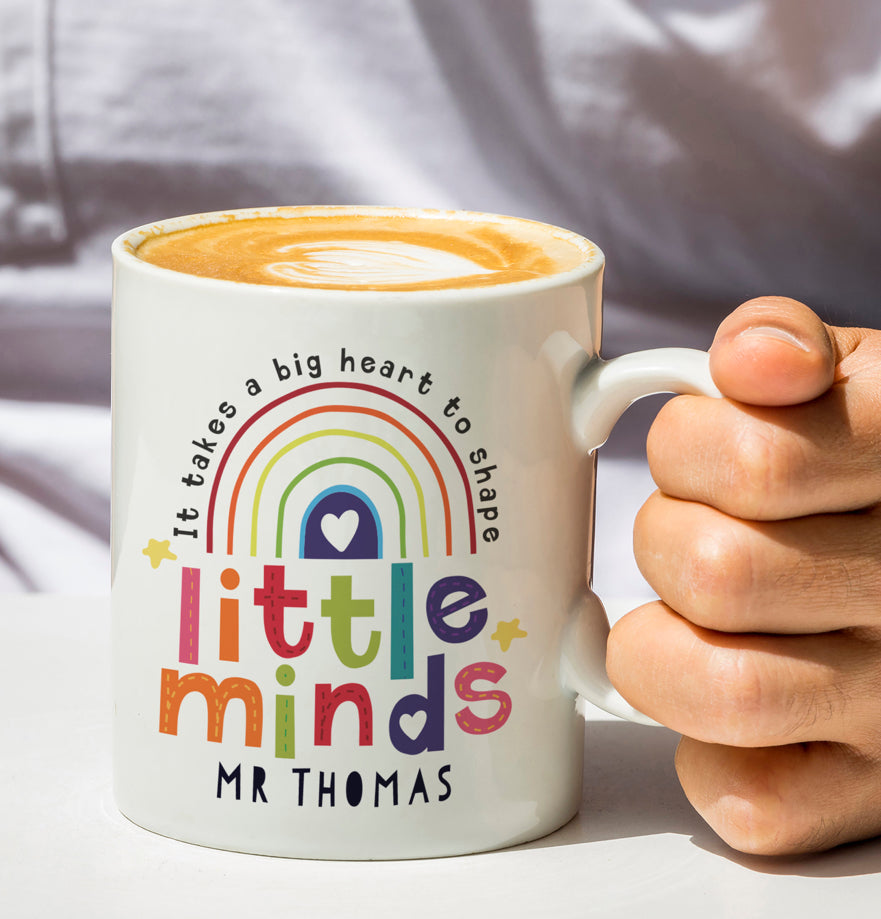 Personalised Shape Little Minds Mug
