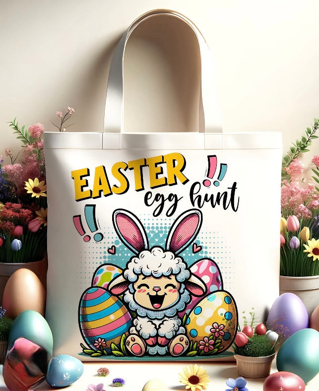 Sheep Easter Egg Hunt Bag