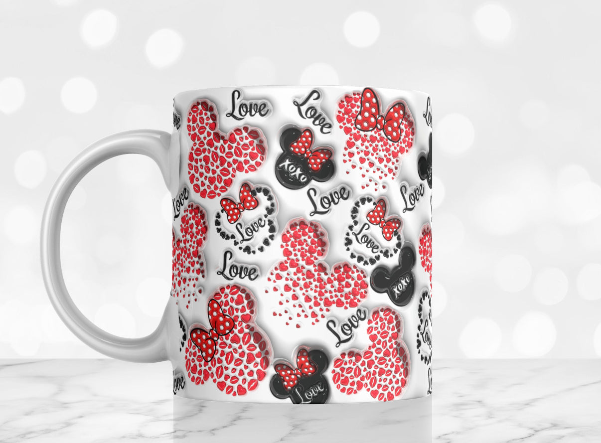 Mouse Hearts Mug