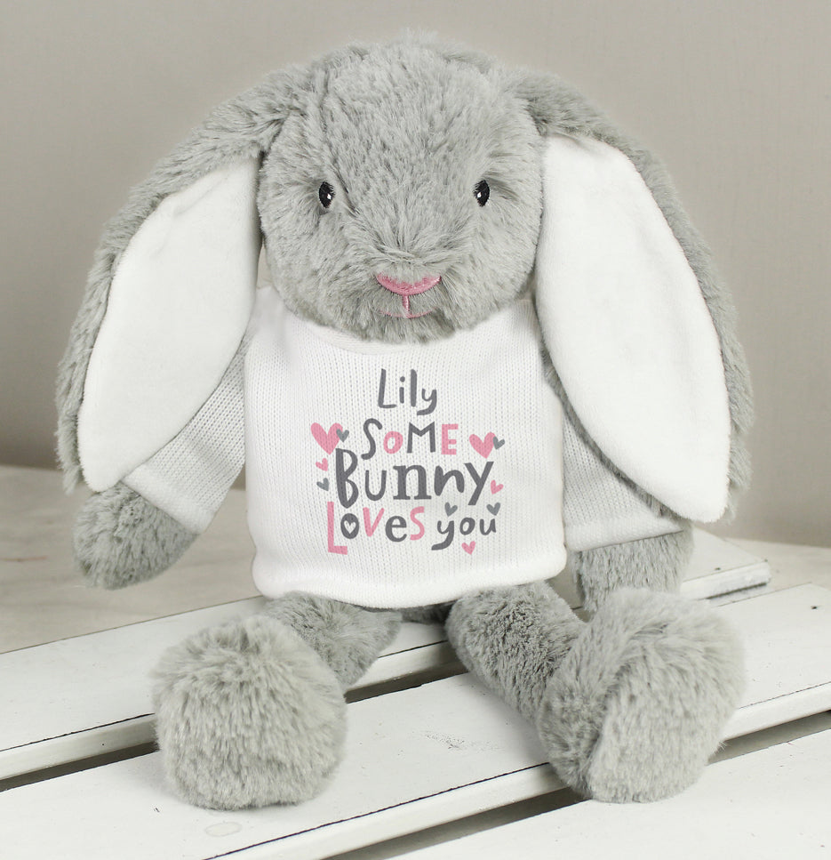 Personalised Some Bunny Loves You Bunny Rabbit