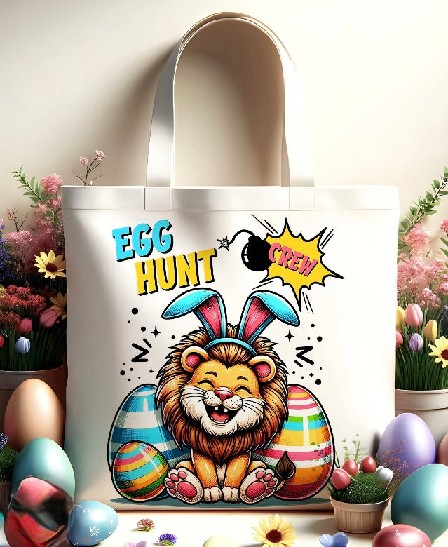 Lion Easter Egg Hunt Bag