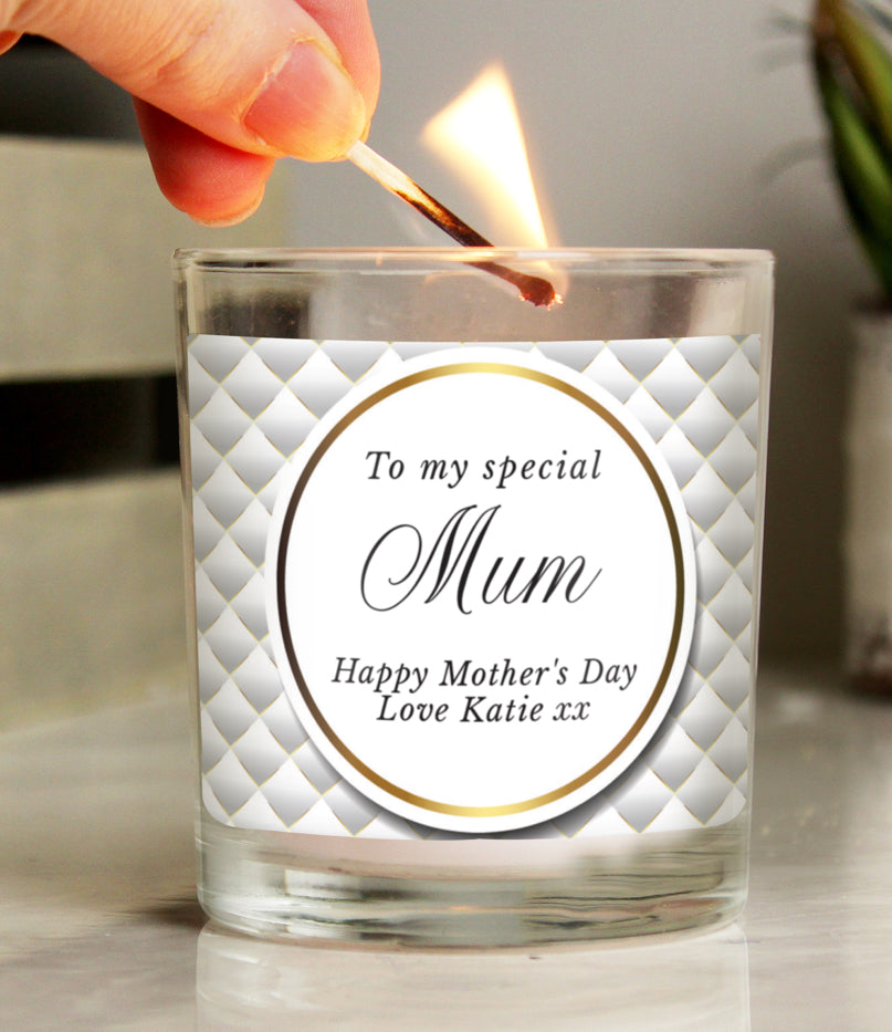 Personalised Opulent Scented Jar Candle