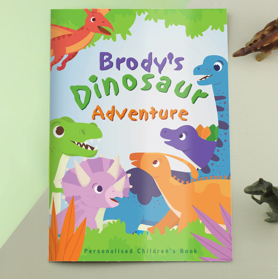 Personalised Dinosaur Adventure Story Book
