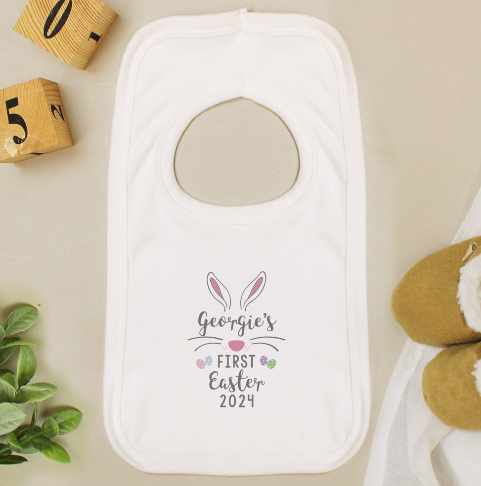 Personalised First Easter Babys Bib