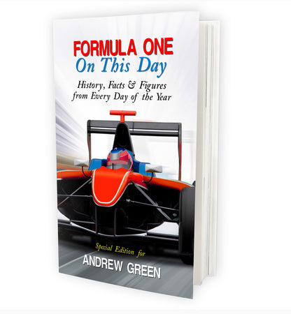 Personalised Formula 1 On This Day Book