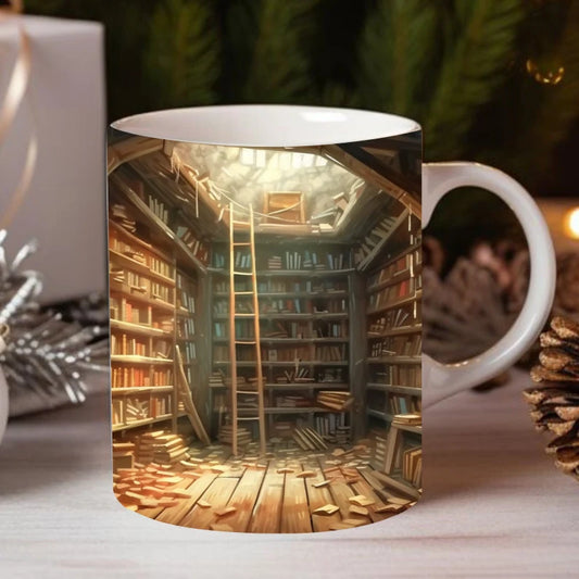 3D Bookstore Mug
