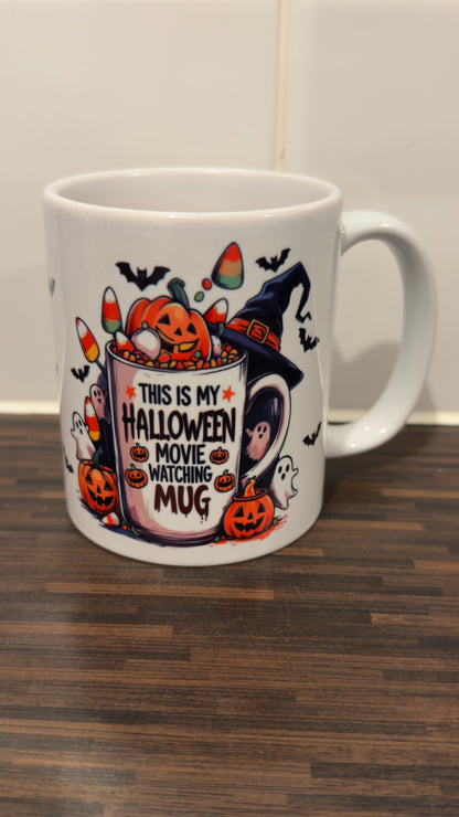 This is my Halloween Movie Watching Mug