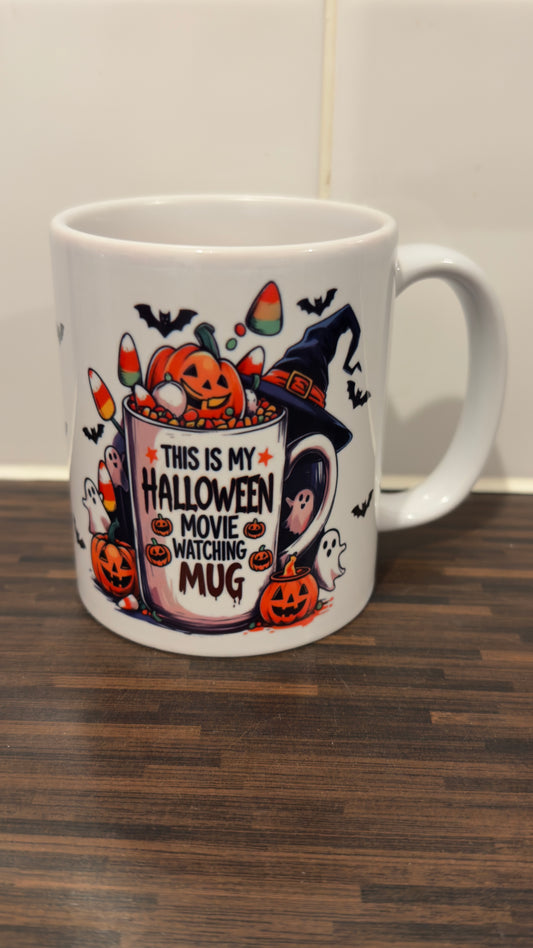This is my Halloween Movie Watching Mug