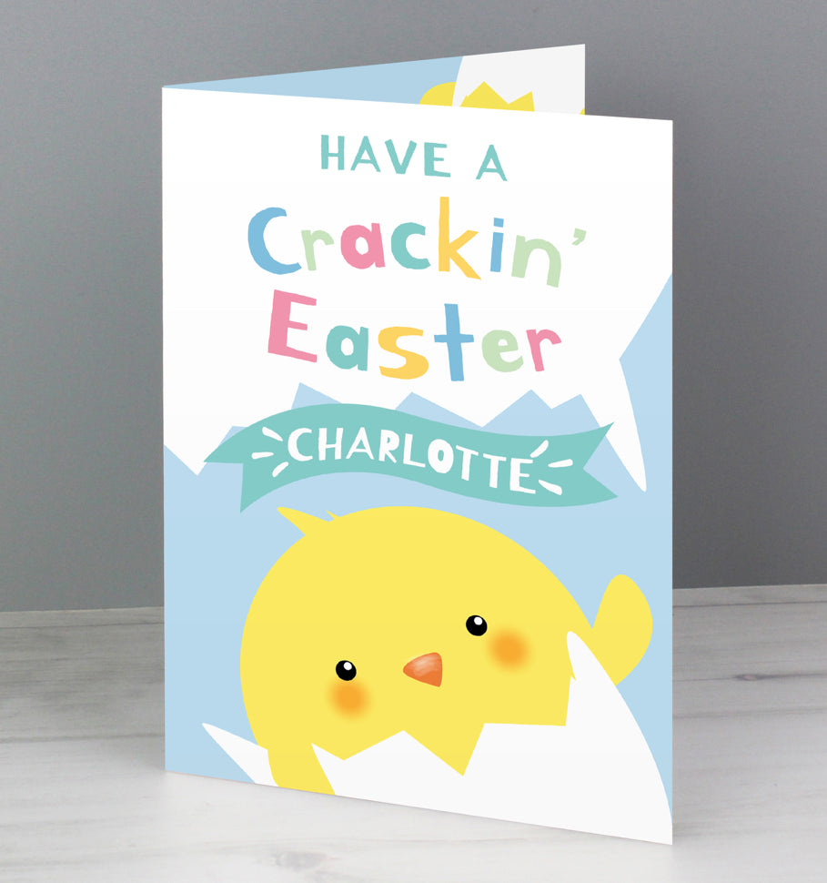 Personalised Have A Cracking Easter Card