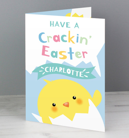 Personalised Have A Cracking Easter Card