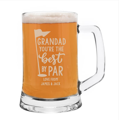 Personalised Best By Par Tankard