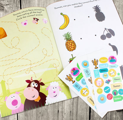 Personalised Activity Book with Stickers