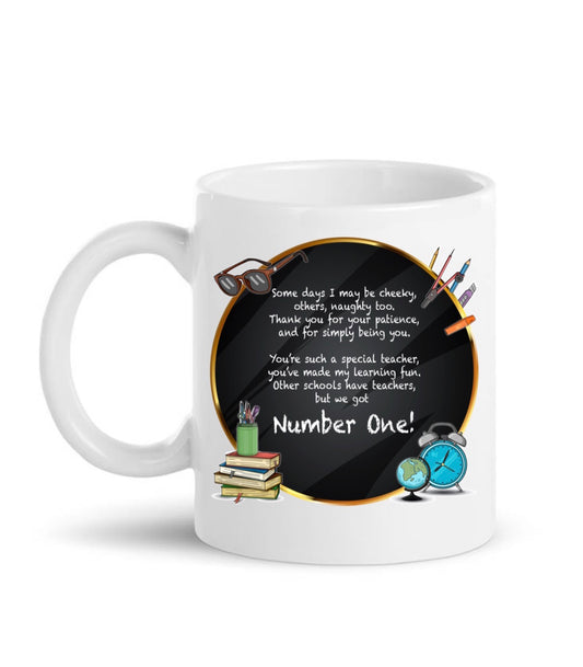 Number One Teacher Mug