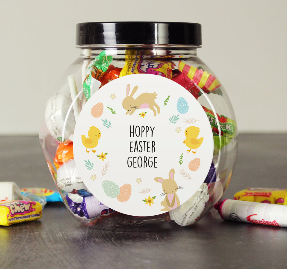 Personalised Easter Sweets Jar