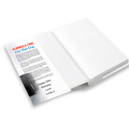 Personalised Formula 1 On This Day Book