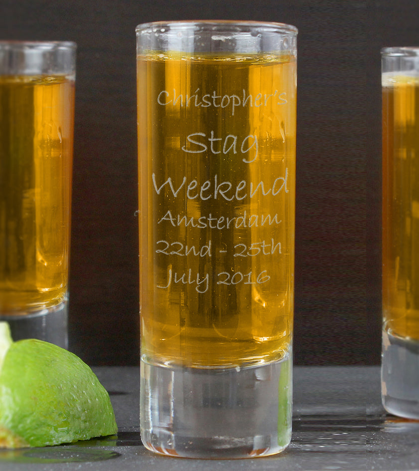 Personalised Engraved Shot Glass