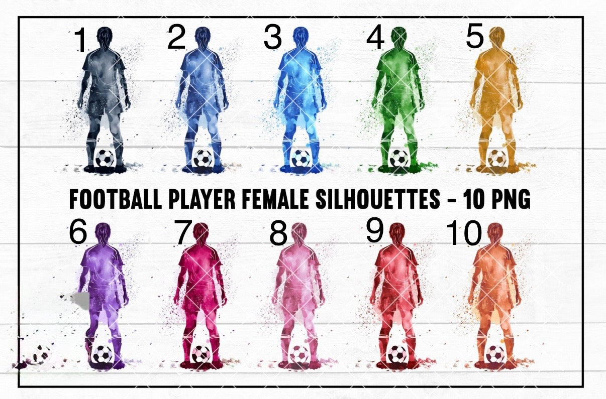 Rugby Player Silhouette Cushion Male and Female Players