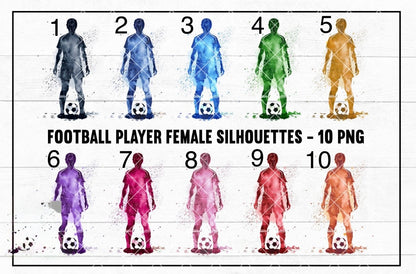 Rugby Player Silhouette Cushion Male and Female Players