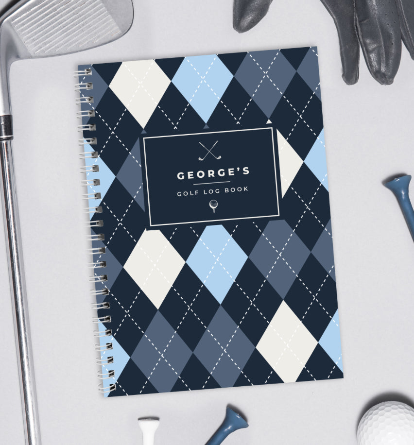 Personalised A5 Golf Log Book