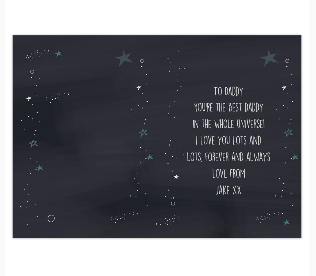 Personalised Best... In The Universe Card