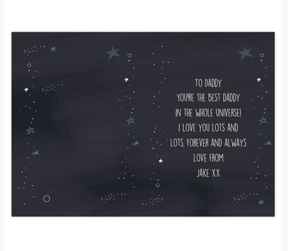 Personalised Best... In The Universe Card