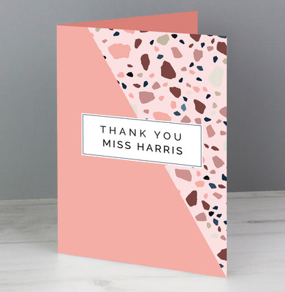 Personalised Thank You Card